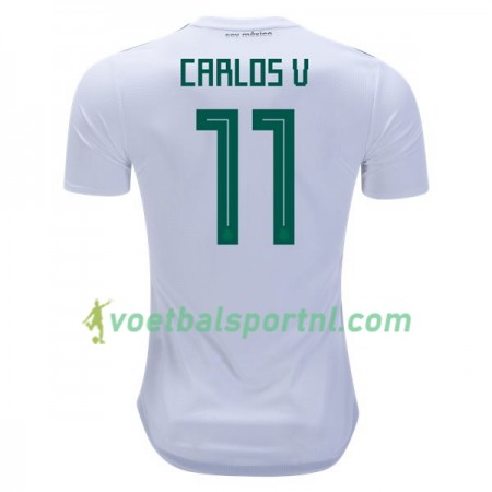 Mexico Carlos V 11 Uit Shirt WK voetbal 2018